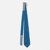 Cravate Motif Flower Star (Dos)