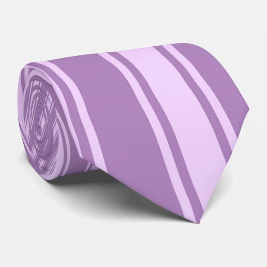 Cravate Motif fou de violet africain (Roulé)