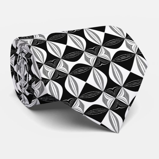 Cravate Motif fractal (Roulé)