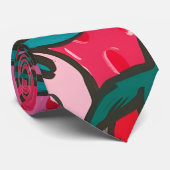 Cravate Motif Fraise (Roulé)