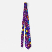 Cravate Motif génétique coloré (Dos)