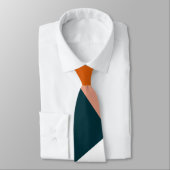 Cravate Motif géométrique abstrait moderne de bloc de (Attaché)