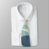 Cravate motif géométrique bahuaus Mug (Attaché)