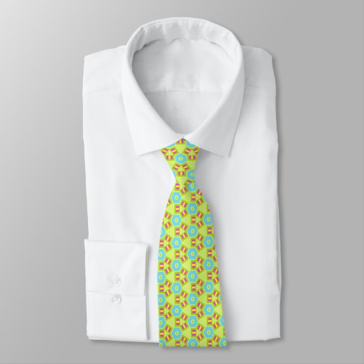 Cravate Motif géométrique coloré (Attaché)