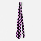 Cravate Motif géométrique coloré (Devant)