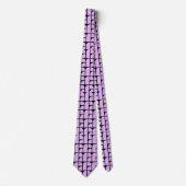 Cravate Motif géométrique coloré (Devant)