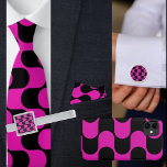 Cravate Motif géométrique coloré<br><div class="desc">Motif géométrique coloré.</div>