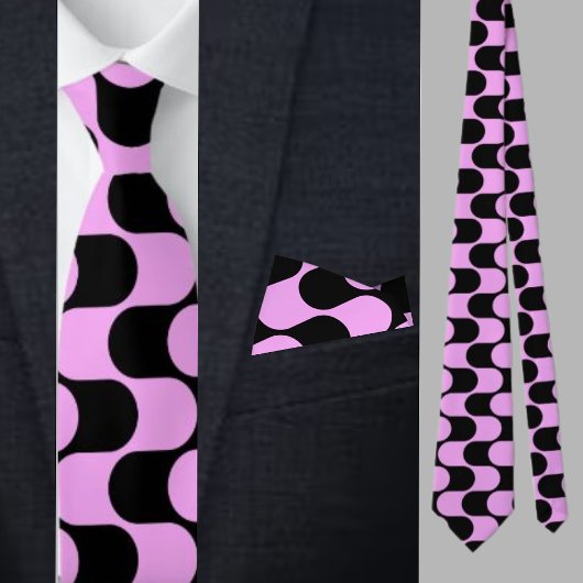 Cravate Motif géométrique coloré