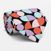 Cravate Motif géométrique coloré (Roulé)