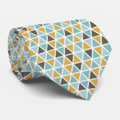 Cravate Motif géométrique de triangle (Roulé)