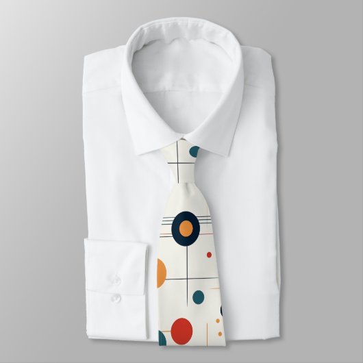 Cravate Motif géométrique du milieu du siècle (Attaché)