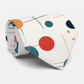 Cravate Motif géométrique du milieu du siècle (Roulé)