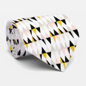 Cravate Motif géométrique fendu de triangle (Roulé)
