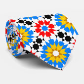 cravate motif géométrique islamique (Roulé)