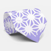 Cravate Motif géométrique Lavender (Roulé)