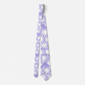 Cravate Motif géométrique Lavender (Dos)
