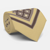 Cravate Motif géométrique moderne (Roulé)