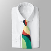 Cravate Motif géométrique moderne (Attaché)