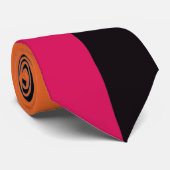 Cravate Motif géométrique moderne couleur rétro #9 (Roulé)