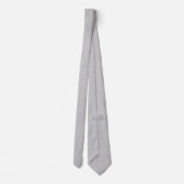 Cravate Motif géométrique moderne gris clair (Dos)