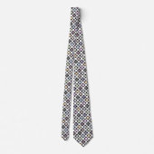 Cravate Motif géométrique multicolore (Dos)
