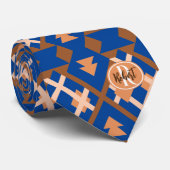 Cravate Motif géométrique Tribal Aztec (Roulé)