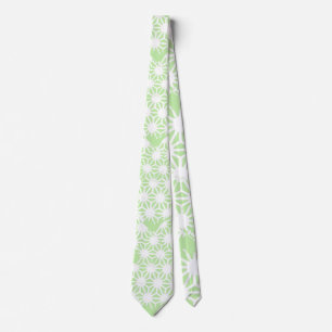 Cravate Motif géométrique vert pomme