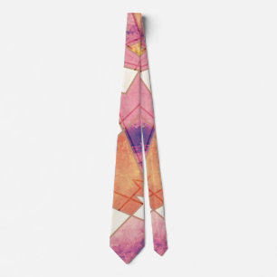 Cravate Motif géométrique Washed Out