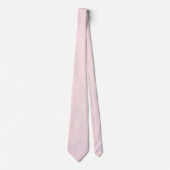 Cravate Motif Gingham Rose Bubble et Lavande (Devant)