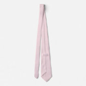 Cravate Motif Gingham Rose Bubble et Lavande (Dos)