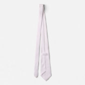 Cravate Motif Gingham Rose Quartz Rose Et Pastel (Dos)