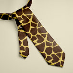 Cravate Motif Giraffe<br><div class="desc">Cravate personnalisée d'impression de girafe</div>