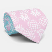 Cravate Motif Girly élégant d'ananas de gradient coloré (Roulé)