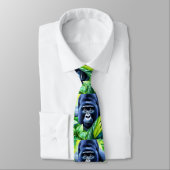 Cravate Motif Gorilla (Attaché)