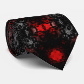Cravate Motif gothique de signature (Roulé)