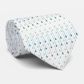 Cravate Motif Goutte de Pluie (Roulé)