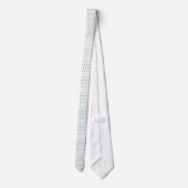 Cravate Motif Goutte de Pluie (Dos)