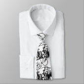 Cravate Motif Graffiti (Attaché)