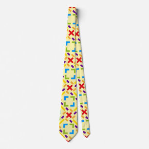 Cravate Motif graphique motif arc-en-ciel