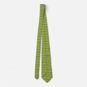 Cravate Motif grecque verte (Dos)