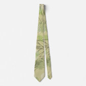 Cravate Motif Green Palm Frond (Devant)