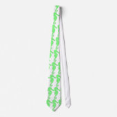 Cravate Motif Green Seahorse (Devant)