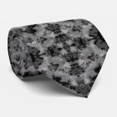 Cravate Motif gris chic (Roulé)