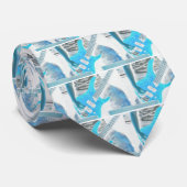 Cravate Motif guitare (Roulé)