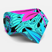 Cravate Motif hawaïen tropical (Roulé)