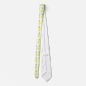Cravate Motif hawaïen tropical d'ananas d'aquarelle (Dos)