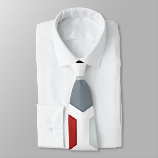 Cravate Motif Hexagon d'Art Moderne (Attaché)