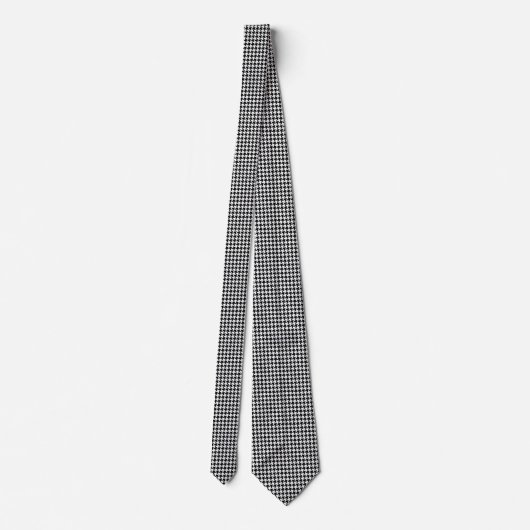 Cravate motif houndstooth (Dos)