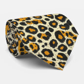 Cravate Motif imprimé léopard chic (Roulé)