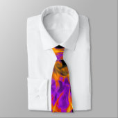 Cravate Motif incendie et flamme (Attaché)